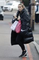Pregnant DANI DYER Out Shopping in Brentwood High Street in Essex 01/30/2023