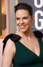 Pregnant HILARY SWANK at 80th Annual Golden Globe Awards in Beverly Hills 01/10/2023