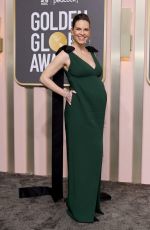 Pregnant HILARY SWANK at 80th Annual Golden Globe Awards in Beverly Hills 01/10/2023