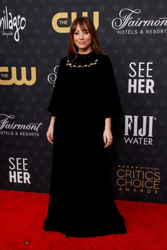 Pregnant KALEY CUOCO at 28th Annual Critics Choice Awards in Los Angeles 01/15/2023