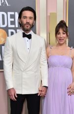 Pregnant KALEY CUOCO at 80th Annual Golden Globe Awards in Beverly Hills 01/10/2023