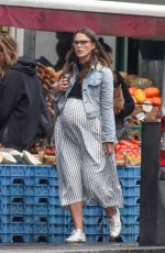 Pregnant KEIRA KNIGHTLEY Out Shopping for Some Fruits in London 01/29/2023