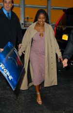 Pregnant KEKE PALMER Arrives at Whitby Hotel in New York 01/04/2023