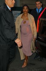 Pregnant KEKE PALMER Arrives at Whitby Hotel in New York 01/04/2023