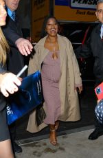 Pregnant KEKE PALMER Arrives at Whitby Hotel in New York 01/04/2023
