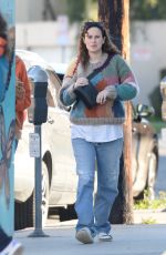 Pregnant RUMER WILLIS and Derek Richard Thomas Out for Lunch at Robata Jinya in Los Angeles 01/21/2023