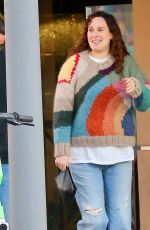 Pregnant RUMER WILLIS and Derek Richard Thomas Out for Lunch at Robata Jinya in Los Angeles 01/21/2023