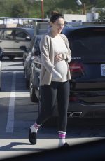Pregnant RUMER WILLIS Leaves a Hospital in Culver City 01/24/2023