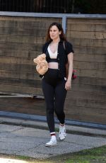 Pregnant RUMER WILLIS Out and About in Los Angeles 01/23/2023