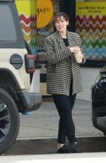 Pregnant RUMER WILLIS Out for Fresh Squeezed Juices at Beverly Hills 01/12/2023