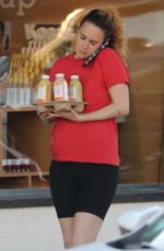 Pregnant RUMER WILLIS Out for Juice in Los Angeles 01/27/2023