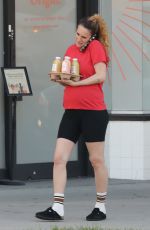 Pregnant RUMER WILLIS Out for Juice in Los Angeles 01/27/2023