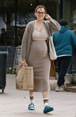 Pregnant RUMER WILLIS Shopping at Grocery Store in Los Angeles 01/29/2023