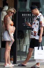 Pregnant TINA LOUISE Out and About in Sydney 01/03/2023