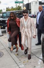 PRIYANKA CHOPRA and Nick Jonas Arrives at Craig