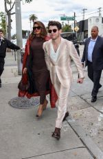 PRIYANKA CHOPRA and Nick Jonas Arrives at Craig