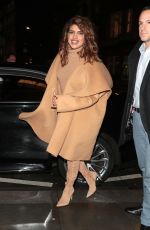 PRIYANKA CHOPRA Arrives at Bacchanalia Restaurant in London 01/10/2023