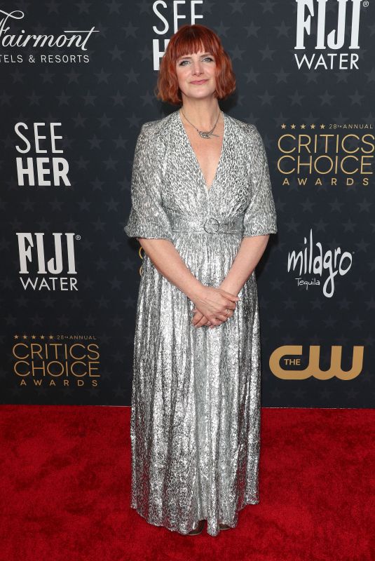 REBECCA LENKIEWICZat 28th Annual Critics Choice Awards in Los Angeles 01/15/2023
