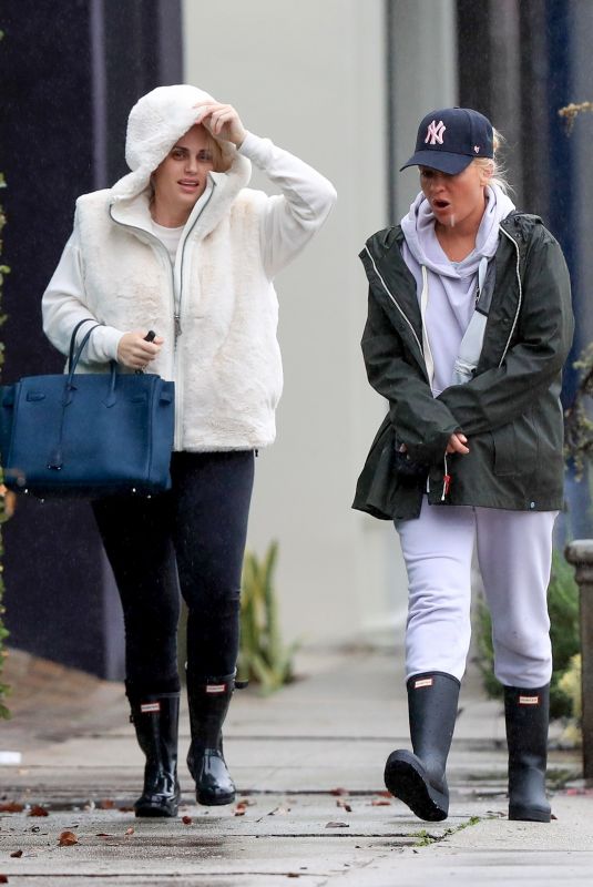 REBEL WILSON and RAMONA AGRUME Out in Los Angeles 01/10/2023