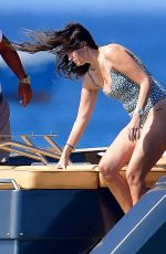 RHEA DURHAM in Swisuit at a Boat in Barbados 12/31/2022