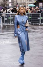 RITA ORA Arrives at Fendi Couture Spring-summer 2023 Show in Paris 01/26/2023