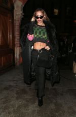 RITA ORA Arrives at St Pancras Railway Station in London 01/25/2023