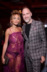 RITA ORA at Golden Globe and Critics Choice Nominee Toast 01/08/2023