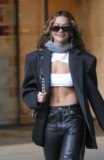 RITA ORA Leaves BBC Radio 1 Studio in London 01/24/2023
