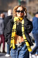 RITA ORA Out at World Trade Center in New York 01/30/2023