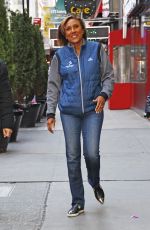 ROBIN ROBERTS Leaves Good Morning America in New York 01/09/2023