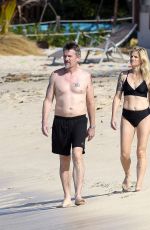 RYAN SHAWHUGHES and Ethan Hawke on the beach in St Barts 01/01/2023