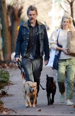 RYAN SHAWHUGHES and Ethan Hawke Out with Their Dogs in New York 01/04/2023