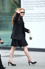 SADIE SINK Arrives at Chanel Show at Paris Fashion Week 01/24/2023