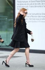 SADIE SINK Arrives at Chanel Show at Paris Fashion Week 01/24/2023