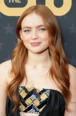 SADIE SINK at 28th Annual Critics Choice Awards in Los Angeles 01/15/2023