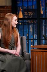 SADIE SINK at Late Night With Seth Meyers in New York 01/18/2023