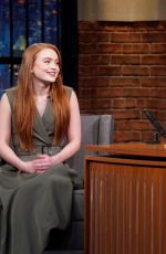 SADIE SINK at Late Night With Seth Meyers in New York 01/18/2023