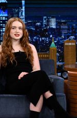 SADIE SINK at Tonight Show Starring Jimmy Fallon 01/13/2023