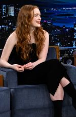 SADIE SINK at Tonight Show Starring Jimmy Fallon 01/13/2023