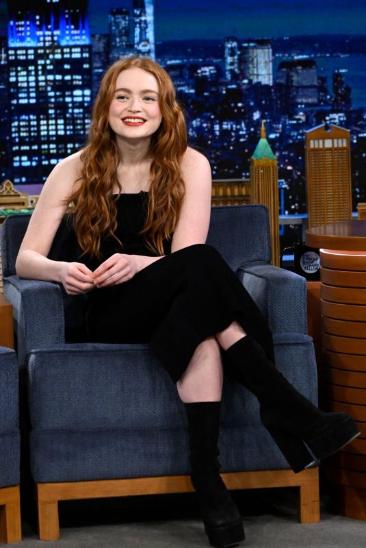 SADIE SINK at Tonight Show Starring Jimmy Fallon 01/13/2023