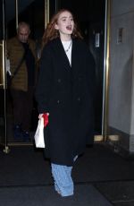 SADIE SINK Leaves Today Show in New York 01/04/2023