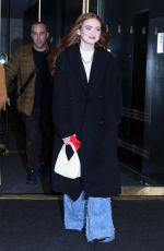 SADIE SINK Leaves Today Show in New York 01/04/2023