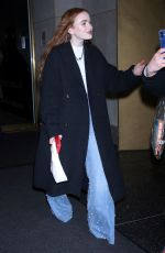 SADIE SINK Leaves Today Show in New York 01/04/2023