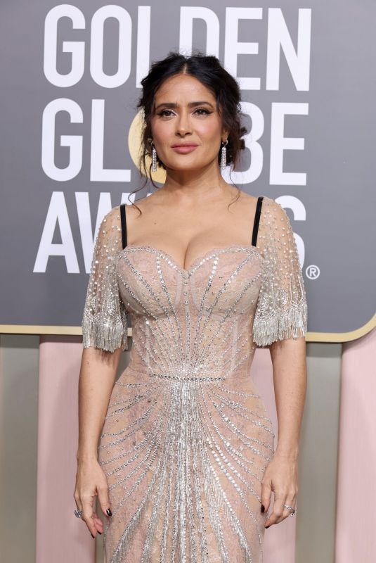 SALMA HAYEK at 80th Annual Golden Globe Awards in Beverly Hills 01/10/2023