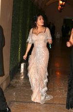 SALMA HAYEK Leaves a Golden Globes Afterparty in Beverly Hills 01/10/2023