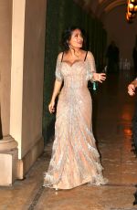 SALMA HAYEK Leaves a Golden Globes Afterparty in Beverly Hills 01/10/2023