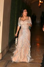 SALMA HAYEK Leaves a Golden Globes Afterparty in Beverly Hills 01/10/2023