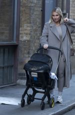 SAM and BILLIE FAIERS Leaves Podcast Studio in Shoreditch 01/20/2023