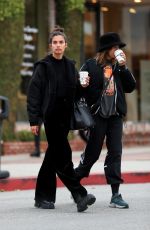 SARA SAMPAIO Out Shopping with a Friend on Melrose Place in West Hollywood 01/03/2023
