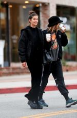 SARA SAMPAIO Out Shopping with a Friend on Melrose Place in West Hollywood 01/03/2023
